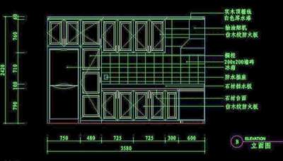 cad设计之厨房图片