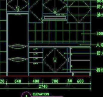 cad设计之厨房图片