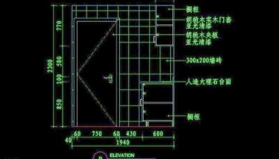 cad设计之厨房图片