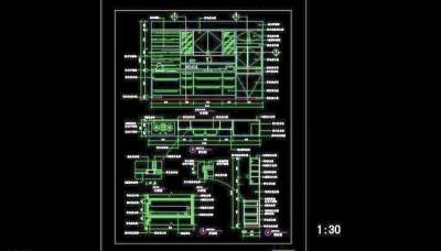 cad设计之厨房图片