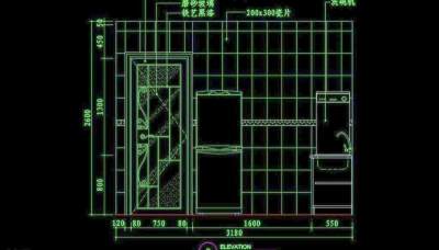 cad设计之厨房图片