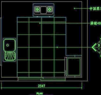 cad设计之厨房图片