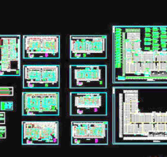大型商场消防图纸CAD详图经典实例