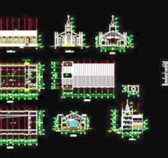 教堂设计CAD详图经典实例