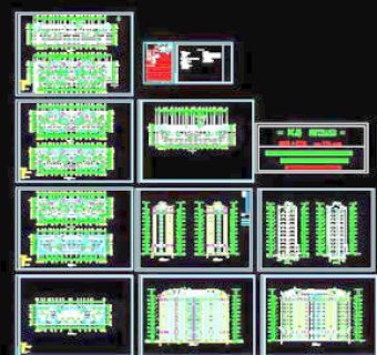 小高层住宅CAD详图经典实例2