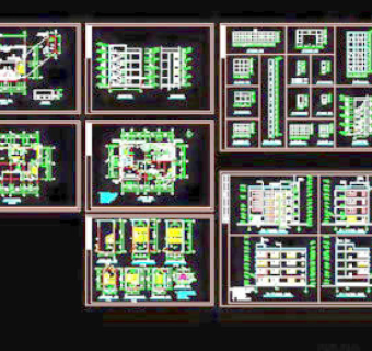 学校食堂建筑施工图CAD详图经典实例-3