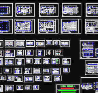 佐登妮丝株洲店装修施工图CAD素材