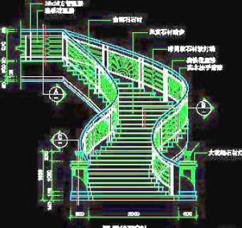 楼梯cad详图、装饰构造cad详图素材20090310更新-15