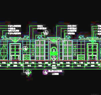 品餐饮类空间实例、西餐厅cad详图素材20090306更新-30