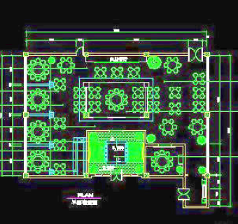 品餐饮类空间实例、风味餐厅cad详图素材免费下载-20