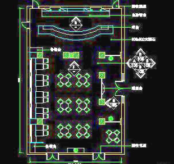 品餐饮类空间实例、西餐厅cad详图素材20090306更新-9