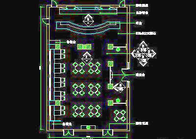 品餐饮类空间实例、西餐厅cad详图素材20090306更新-9