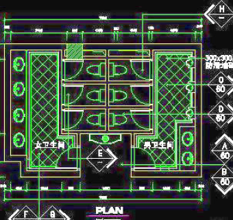 公共卫生间详图、宾馆实例cad详图20090301更新-7