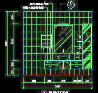 别墅实例、中式风格场景cad详图素材20090223更新-55