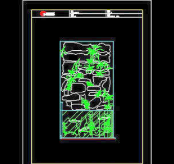 鱼缸CAD饰物陈设图纸素材6