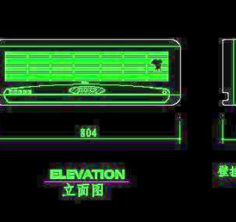 空调图块、洗衣机电冰箱图块、洗碗机引水机图块、厨房电器cad图块15