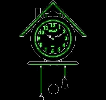 钟表玩具图块CAD饰物陈设图纸素材22