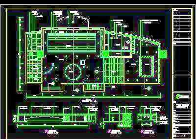 设计公司、装饰公司cad详图、装修施工图纸5例-25
