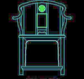 中式家具图块-cad家具图块12