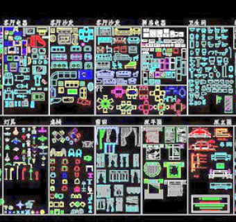 多款门CAD图款素材3