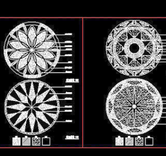 花街铺地、石材拼花、中式铺地-cad地面图块20080914更新28