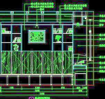 书柜CAD详图素材58