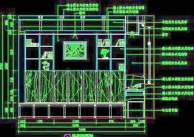 书柜CAD详图素材58