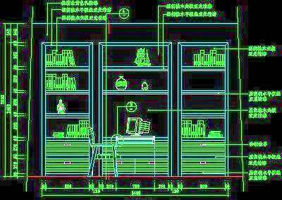 书柜CAD详图素材54