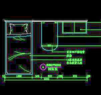 儿童床CAD实例详图素材第二辑6