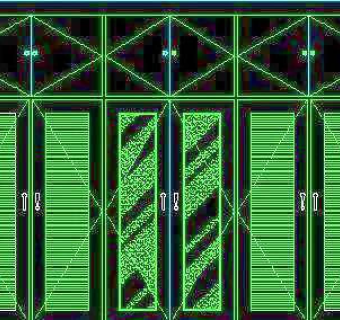 衣柜图块、床头柜CAD图块素材15