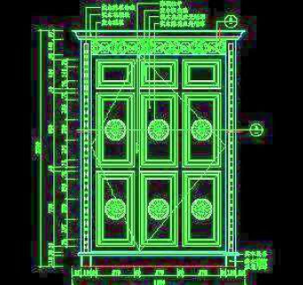 梳妆台、衣柜cad详图素材57