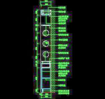 餐厅装饰柜cad详图26