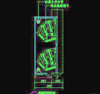 鞋柜、衣帽柜cad详图素材12