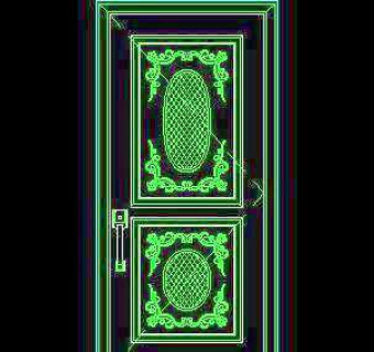 单扇门CAD图块素材98