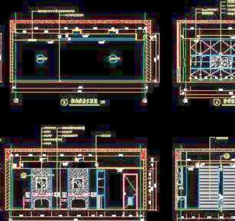 高级病房楼装修CAD施工图素材32