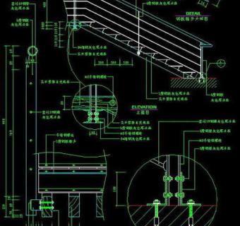 楼梯与栏杆cad详细施工图4