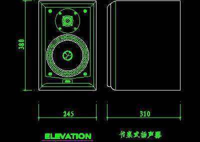 电视机图块、视听设备图块、影院音响组合图块、电脑CAD图块37