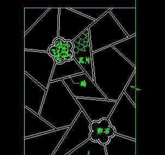 中式铺地、花街铺地、石材拼花CAD图块4