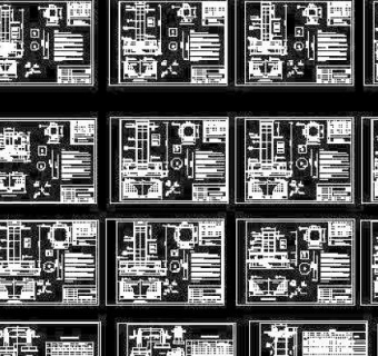 最常用110KV铁塔基础CAD图3D模型