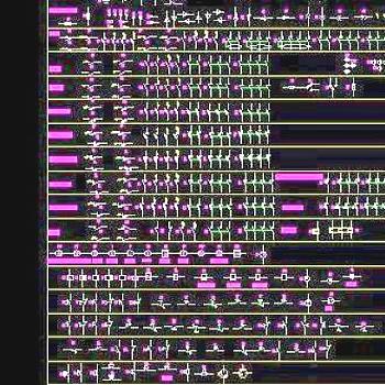 CAD电器符号详细图集