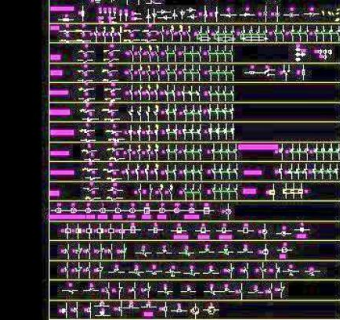 CAD电器符号详细图集