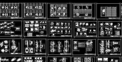 金属线槽配线安装CAD图集3D模型