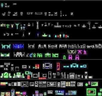 室内装修CAD模块大全