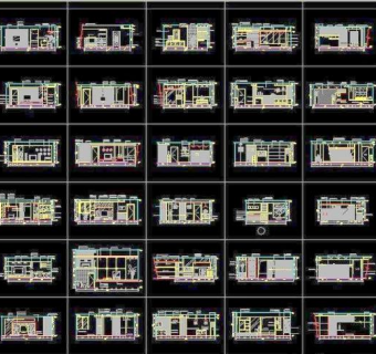 客厅装修CAD图集