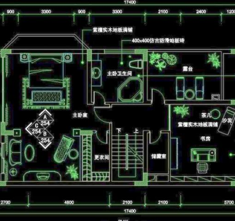 CAD别墅设计素材