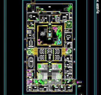 古典四合院CAD图纸