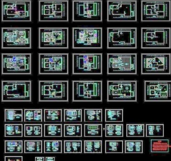 CAD别墅设计素材