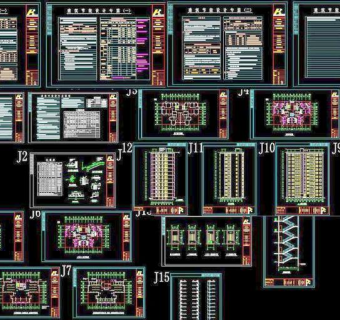 高层住宅建筑CAD设计图