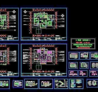 CAD别墅设计素材