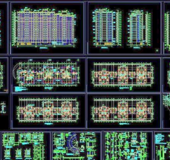 高层住宅CAD设计图
